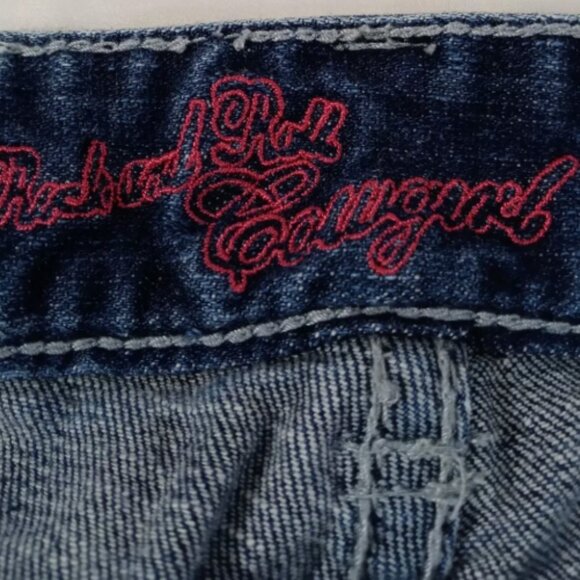 Rock N Roll Cowgirl Jeans Womens 28x32 Mid Rise Bootcut Denim Bling Western - Picture 12 of 12